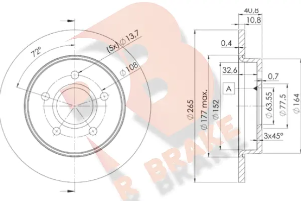 Brake Disc (78RBD23965)
