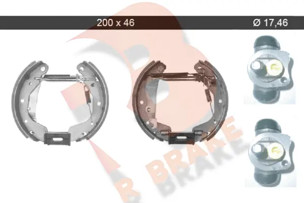 Brake Shoe Set (79RBKT0043)