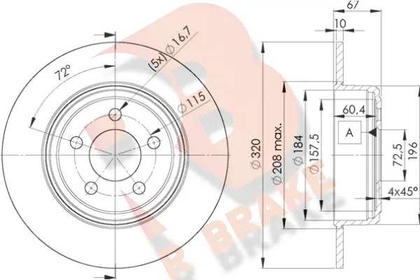 Brake Disc (78RBD29198)