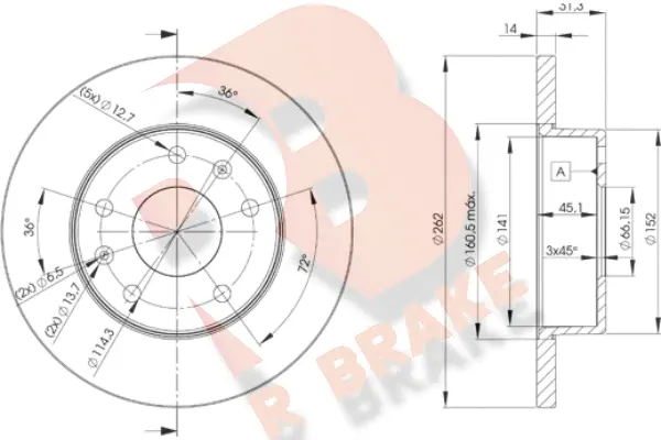 Brake Disc (78RBD20903)