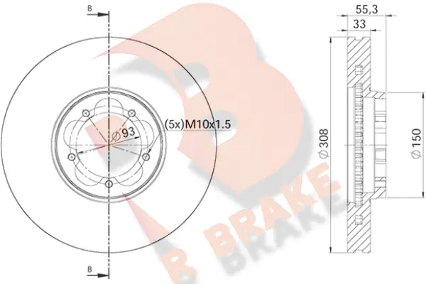 Brake Disc (78RBD16539)