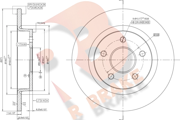 Brake Disc (78RBD23964)