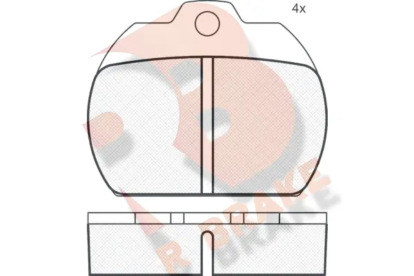 Brake Pad Set, disc brake (RB0161)