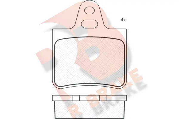Brake Pad Set, disc brake (RB0292)