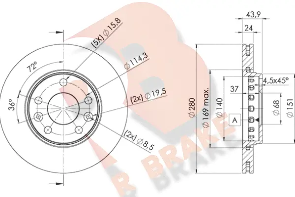 Brake Disc (78RBD24022)