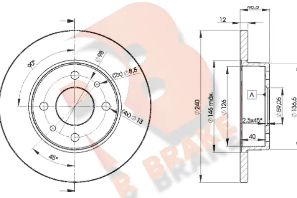 Brake Disc (78RBD21815)