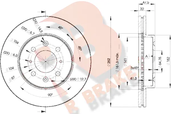 Brake Disc (78RBD20830)