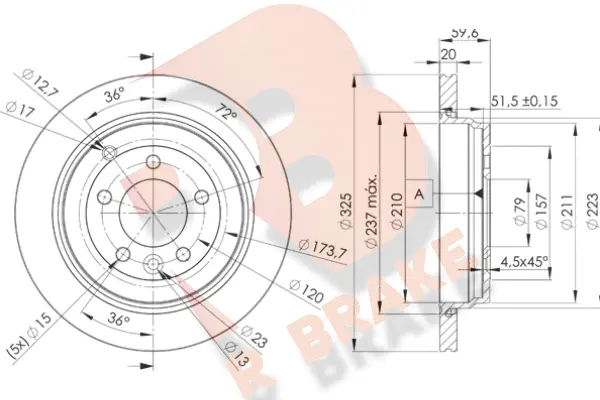 Brake Disc (78RBD27361)