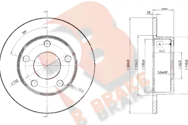 Brake Disc (78RBD22800)