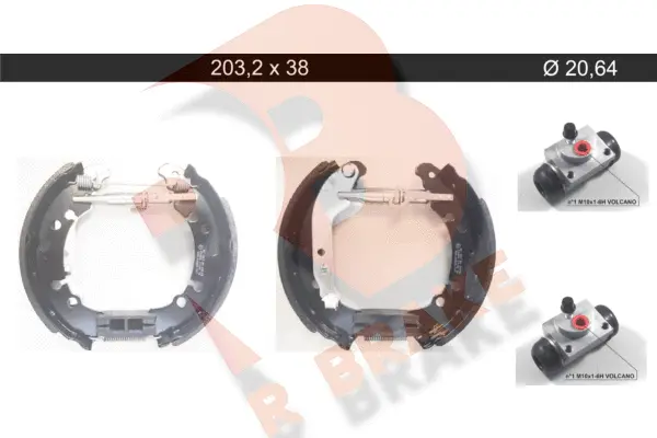 Brake Shoe Set (79RBKT0144)