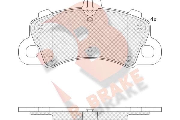 Brake Pad Set, disc brake (RB2459)