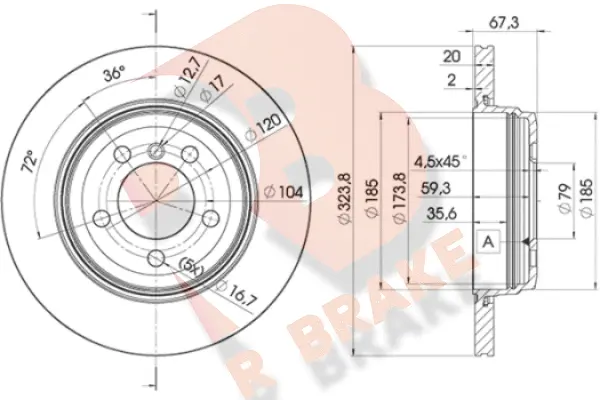 Brake Disc (78RBD26127)