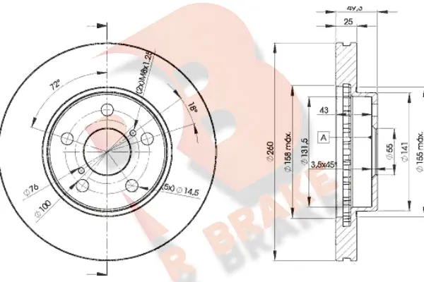 Brake Disc (78RBD25030)