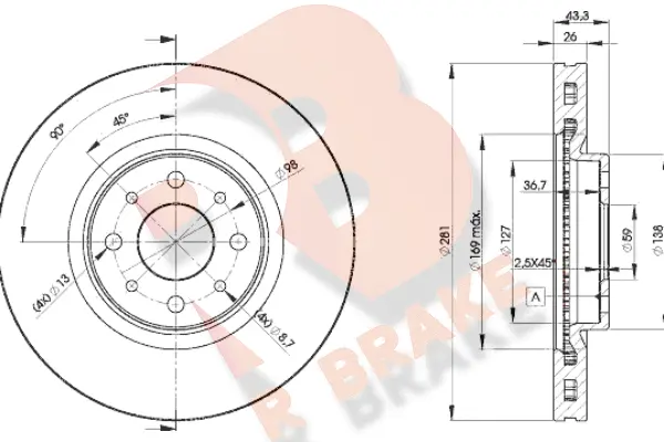Brake Disc (78RBD25546)