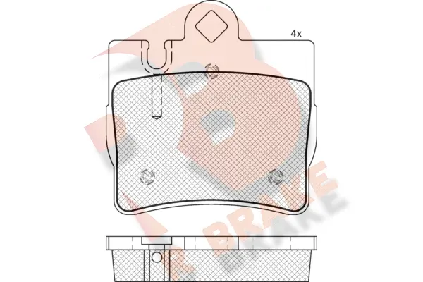 Brake Pad Set, disc brake (RB1390-396)