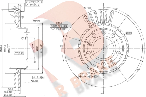 Brake Disc (78RBD20037)