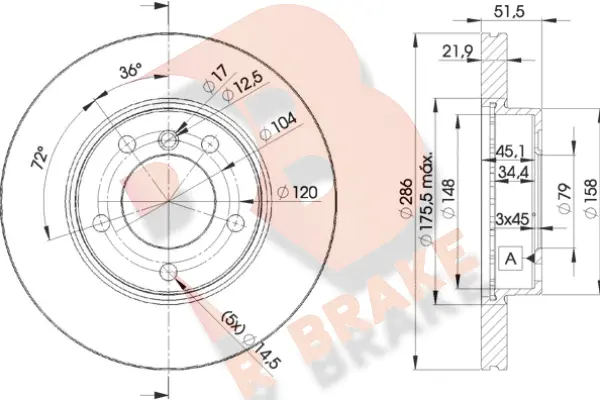Brake Disc (78RBD20674)