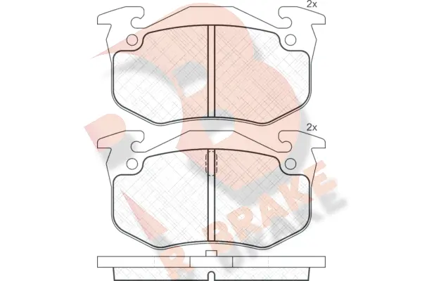 Brake Pad Set, disc brake (RB0649)