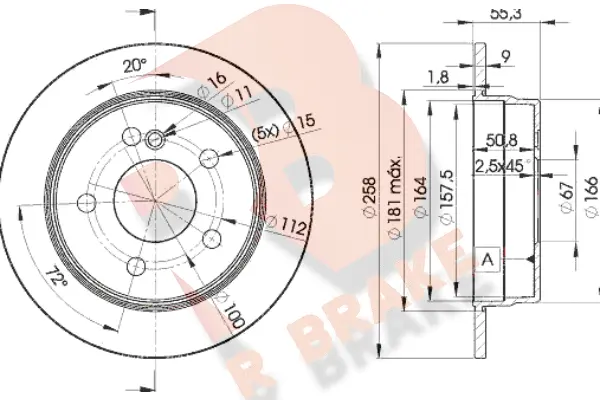 Brake Disc (78RBD26470)