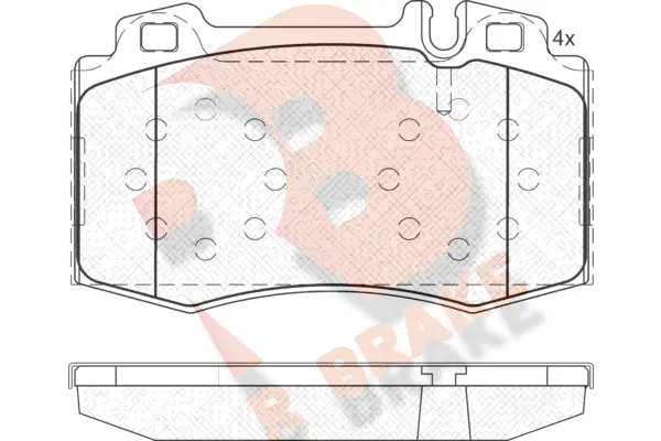 Brake Pad Set, disc brake (RB1389)