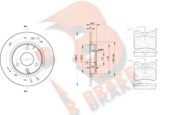 Brake Kit, disc brake (3R07887199)