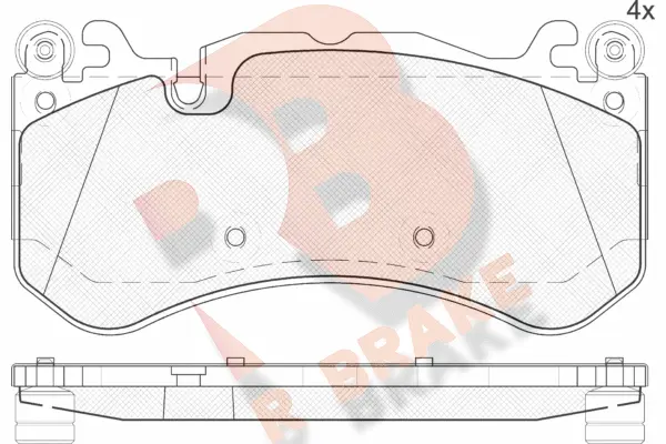 Brake Pad Set, disc brake (RB2079)