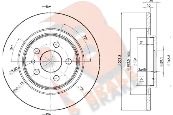 Brake Disc (78RBD24679)