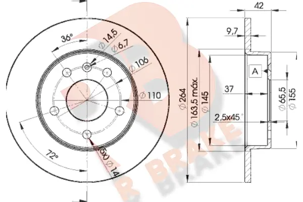 Brake Disc (78RBD29110)