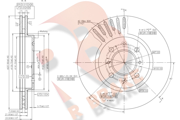 Brake Disc (78RBD21066)
