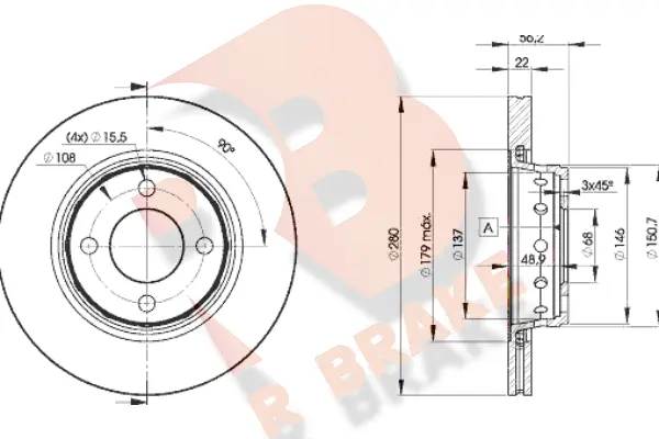 Brake Disc (78RBD28011)