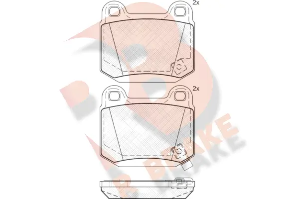 Brake Pad Set, disc brake (RB1634)
