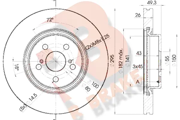 Brake Disc (78RBD20505)