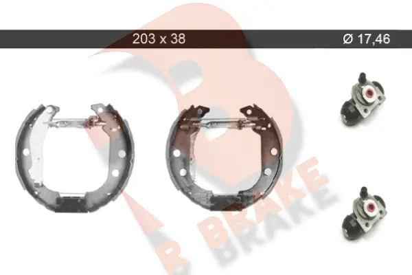 Brake Shoe Set (79RBKT0050)