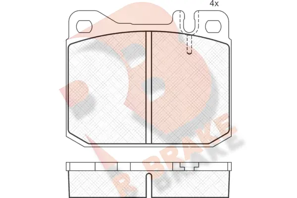 Brake Pad Set, disc brake (RB1149)