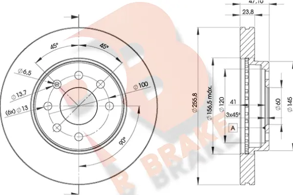 Brake Disc (78RBD22559)