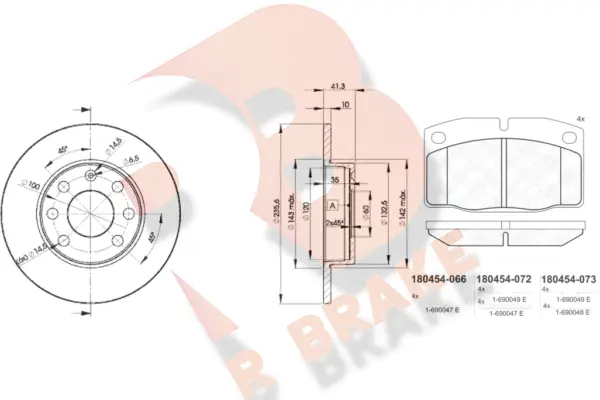 Brake Kit, disc brake (3R04546193)