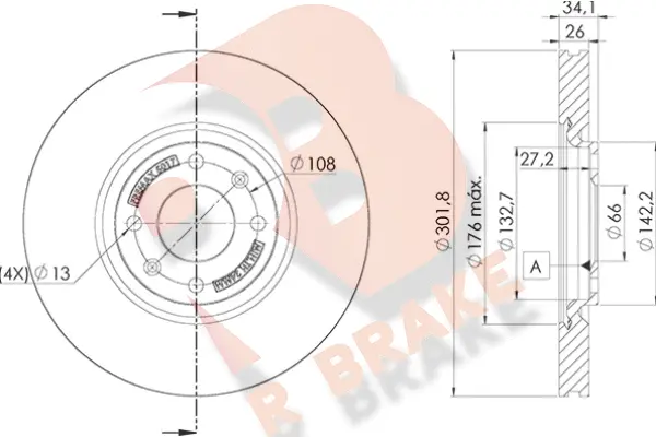 Brake Disc (78RBD25017)