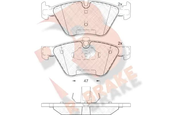 Brake Pad Set, disc brake (RB1683-203)