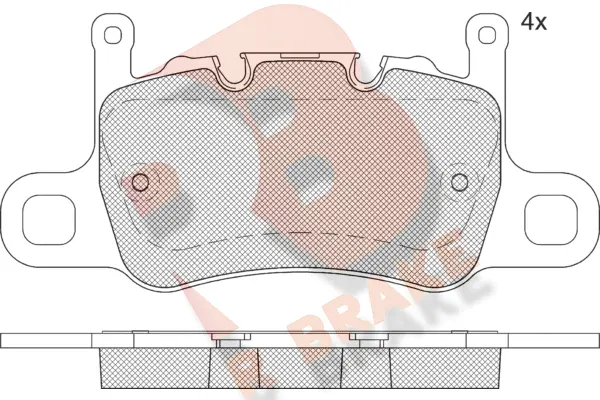 Brake Pad Set, disc brake (RB2348)