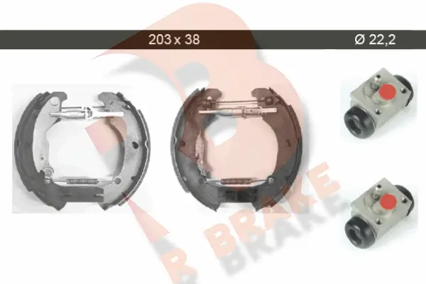 Brake Shoe Set (79RBKT0015)