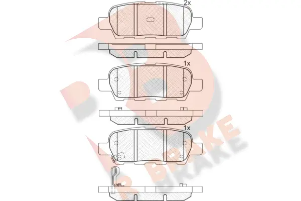 Brake Pad Set, disc brake (RB1509)