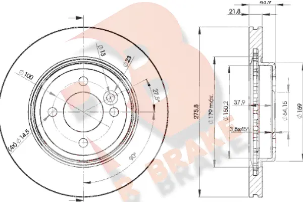 Brake Disc (78RBD22891)