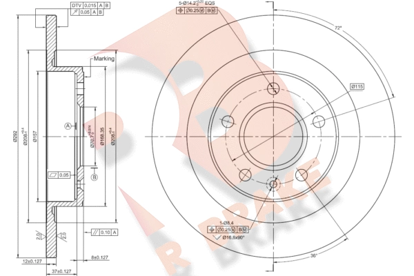 Brake Disc (78RBD21558)