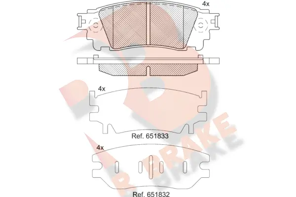 Brake Pad Set, disc brake (RB2241)