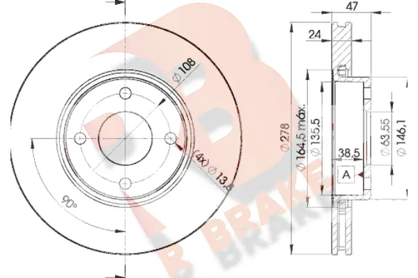 Brake Disc (78RBD26785)