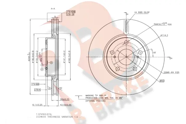 Brake Disc (78RBD20009)