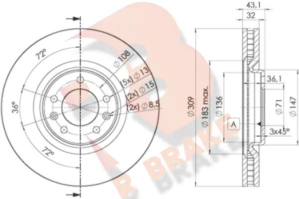 Brake Disc (78RBD24687)