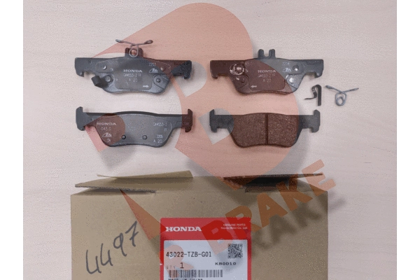 Brake Pad Set, disc brake (RB2448)