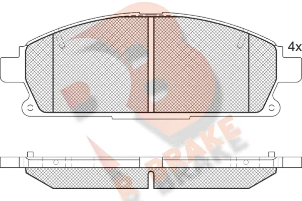 Brake Pad Set, disc brake (RB1521-396)