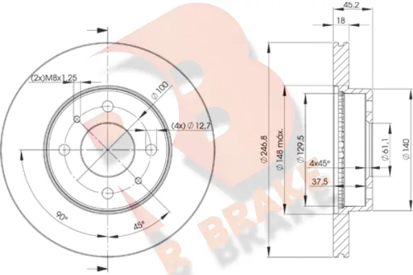 Brake Disc (78RBD20602)